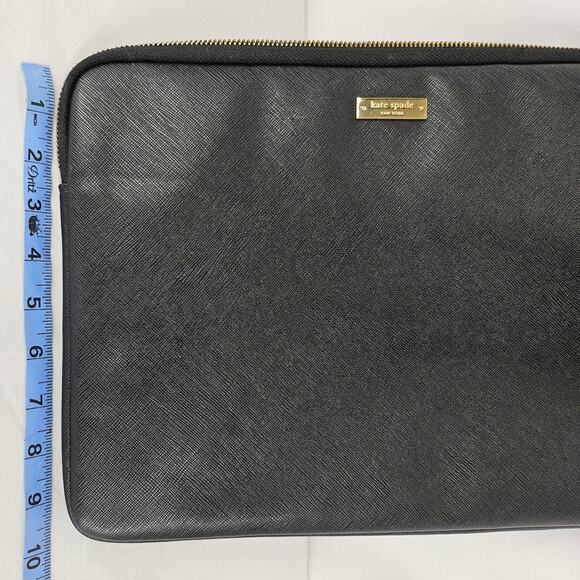 KATE SPADE BLACK HARD CASE 13" LAPTOP CASE WITH PINK MEMORY FOAM PADDING - Picture 10 of 10